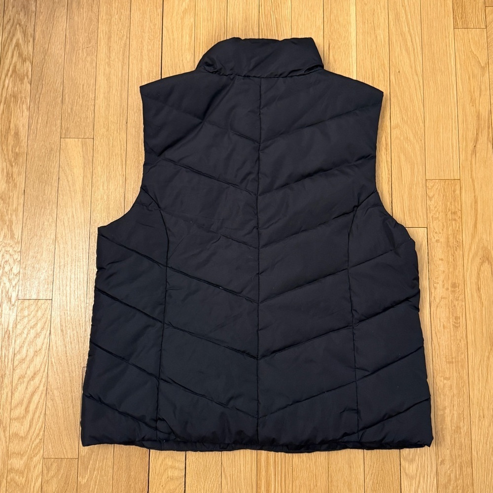 Cole Haan Insulated Quilted Puffer Vest Womens Sz L Black Polyester - Picture 4 of 8